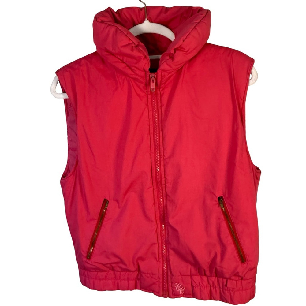 Vintage Competition By Pedigree Puffer Vest Size S Retro 90s Ski Outerwear
